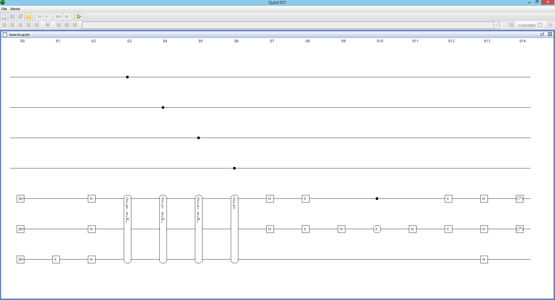 Qubit101 interface screenshot